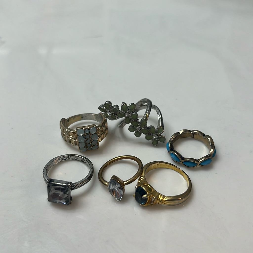 So Blue Ring Set
